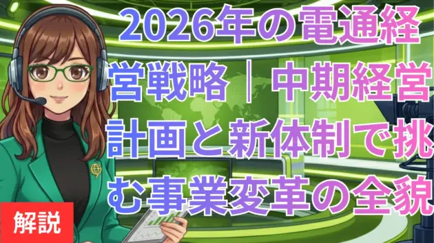 2026年の電通経営戦略｜中期経営計画と新体制で挑む事業変革の全貌