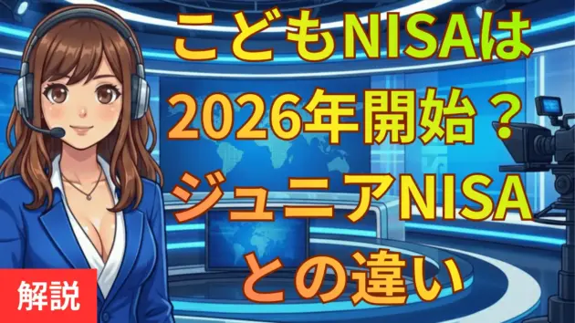 こどもNISAは2026年開始？ジュニアNISAとの違いや最新情報を解説