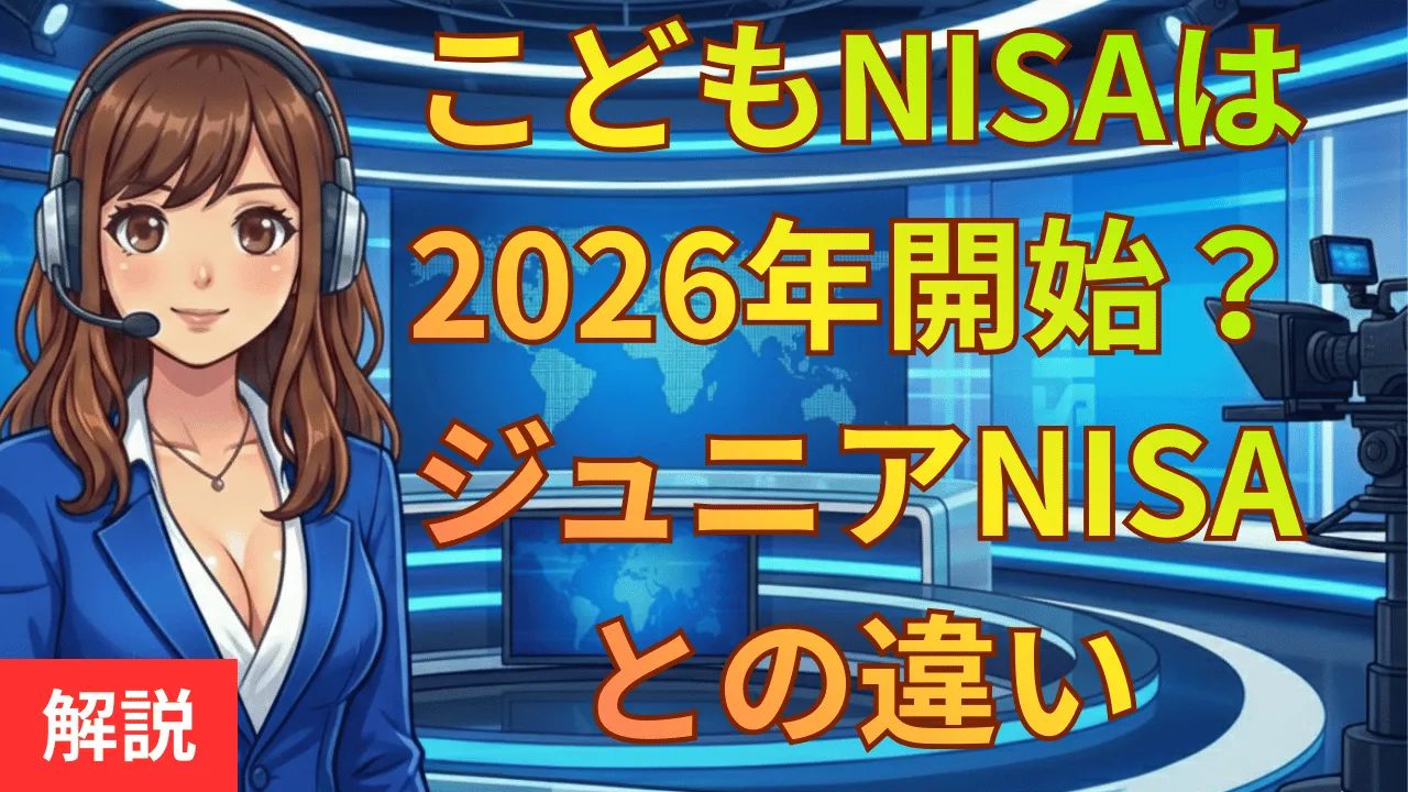 こどもNISAは2026年開始？ジュニアNISAとの違いや最新情報を解説