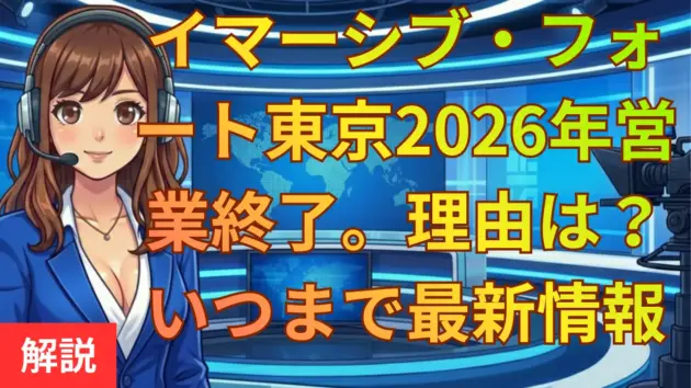 イマーシブ・フォート東京2026年営業終了。理由は？いつまで？最新情報まとめ
