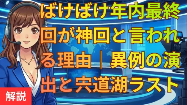 ばけばけ年内最終回が神回と言われる理由｜異例の演出と宍道湖ラストの意図