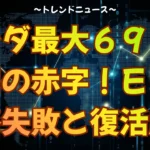 ホンダ最大６９００億円の赤字！ＥＶ戦略失敗と復活劇