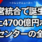 経営統合で誕生！売上４７００億円ホームセンターの全貌
