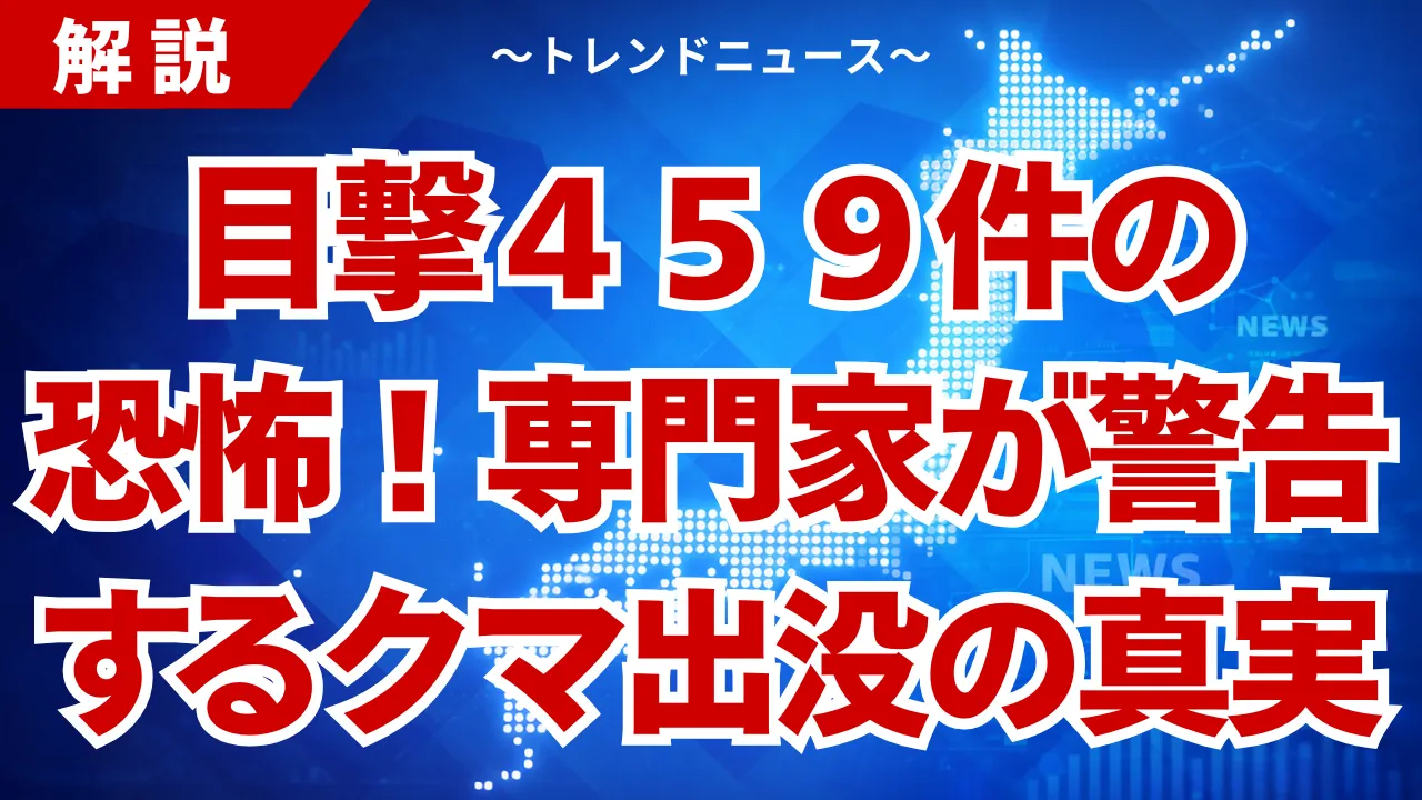 クマ出没！富山市住宅街で何が？春の空腹と河川敷の死角