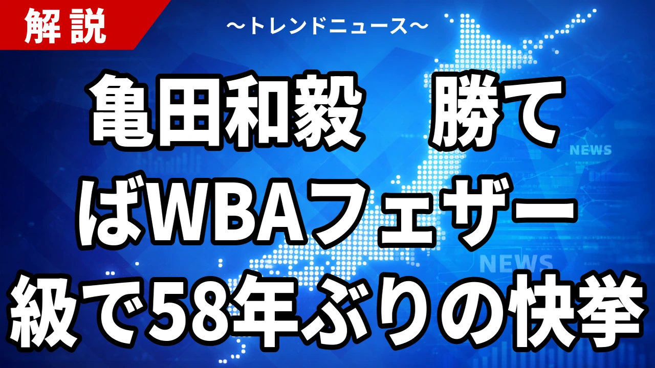 【10/18】亀田和毅vsフィゲロア何時から？DAZN配信と勝てば井上尚弥戦も