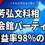 【10/13】関芳弘文科相、議員会館でパーティー2回｜政経バイオフォーラムの収支と内規